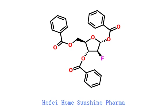 2-Fluoro-2-deoxy-1,3,5-tri-O-benzoyl-alpha-D-arabinofuranose CAS 97614-43-2