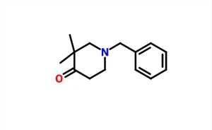 1-benzyl-3,3-dimethylpiperidin-4-one CAS 173186-91-9