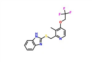 2-[3-Methyl-4-(2,2,2-trifluoroethoxy)-2-pyridinyl]methylthio-1H-benzimidazole CAS 103577-40-8