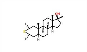 Androstan-17-ol, 2,3-epithio-17-metyl-, (2a, 3a, 5a, 17b) - CAS 4267-80-5