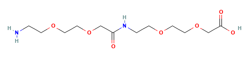 Axit 17-amino-10-oxo-3,6,12,15-tetraoxa-9-azaheptadecan-1-oic CAS 1143516-05-5